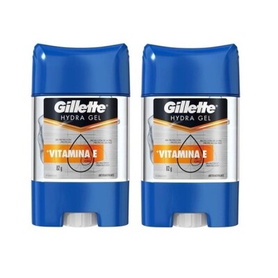 Desodorante Gel Gillette Hydra Gel Vitamina E 82 Grs. 2 Uds. Desodorante Gel Gillette Hydra Gel Vitamina E 82 Grs. 2 Uds.
