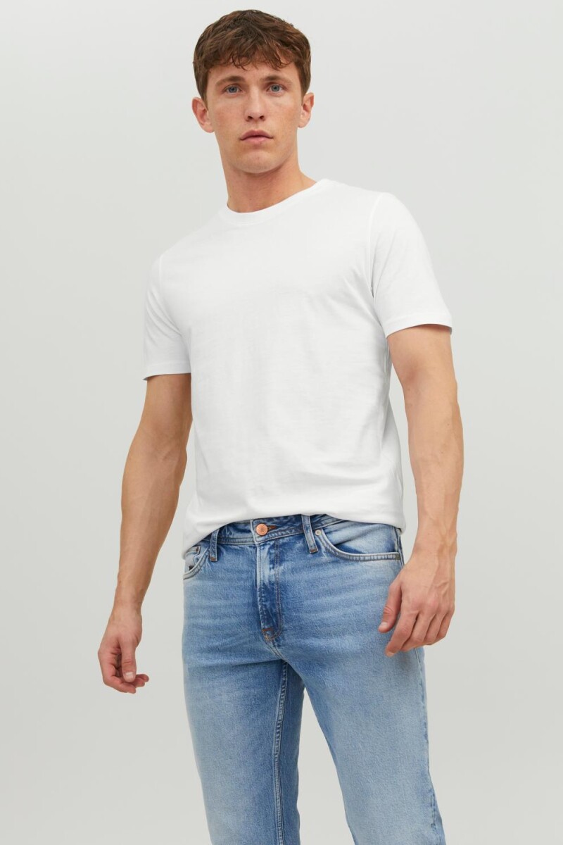 Camiseta básica de algodón orgánico White