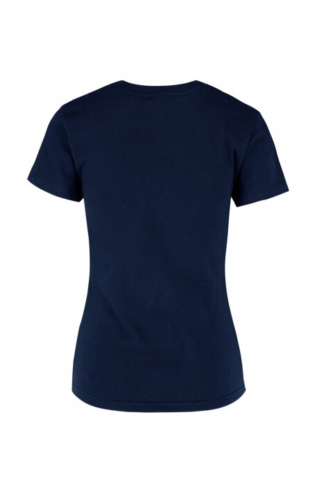 Camiseta a la base dama Azul marino