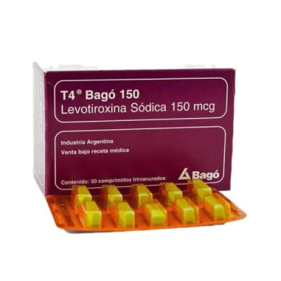 Levotiroxina Bago 150 Mg. 50 Comp. Levotiroxina Bago 150 Mg. 50 Comp.