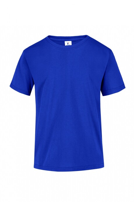 Camiseta a la base niño Azul royal