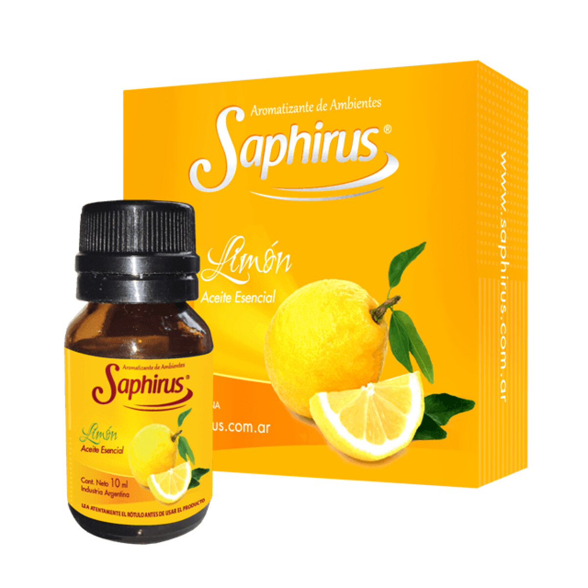 Aceite Esencial Limón SAPHIRUS 10 mL 