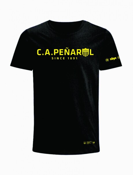 Remera Cuello Base - Peñarol / Nacional Negro/Variante 5