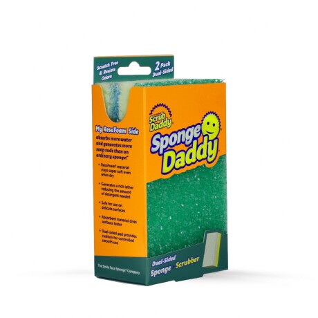 Set X2 Esponjas Rectangulares Sponge Daddy Combinadas Unica