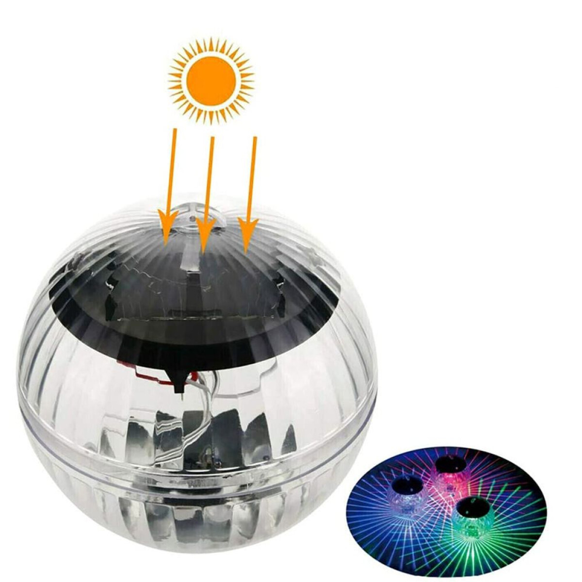 Lámpara Solar LED Flotante para Piscina y Jardín 