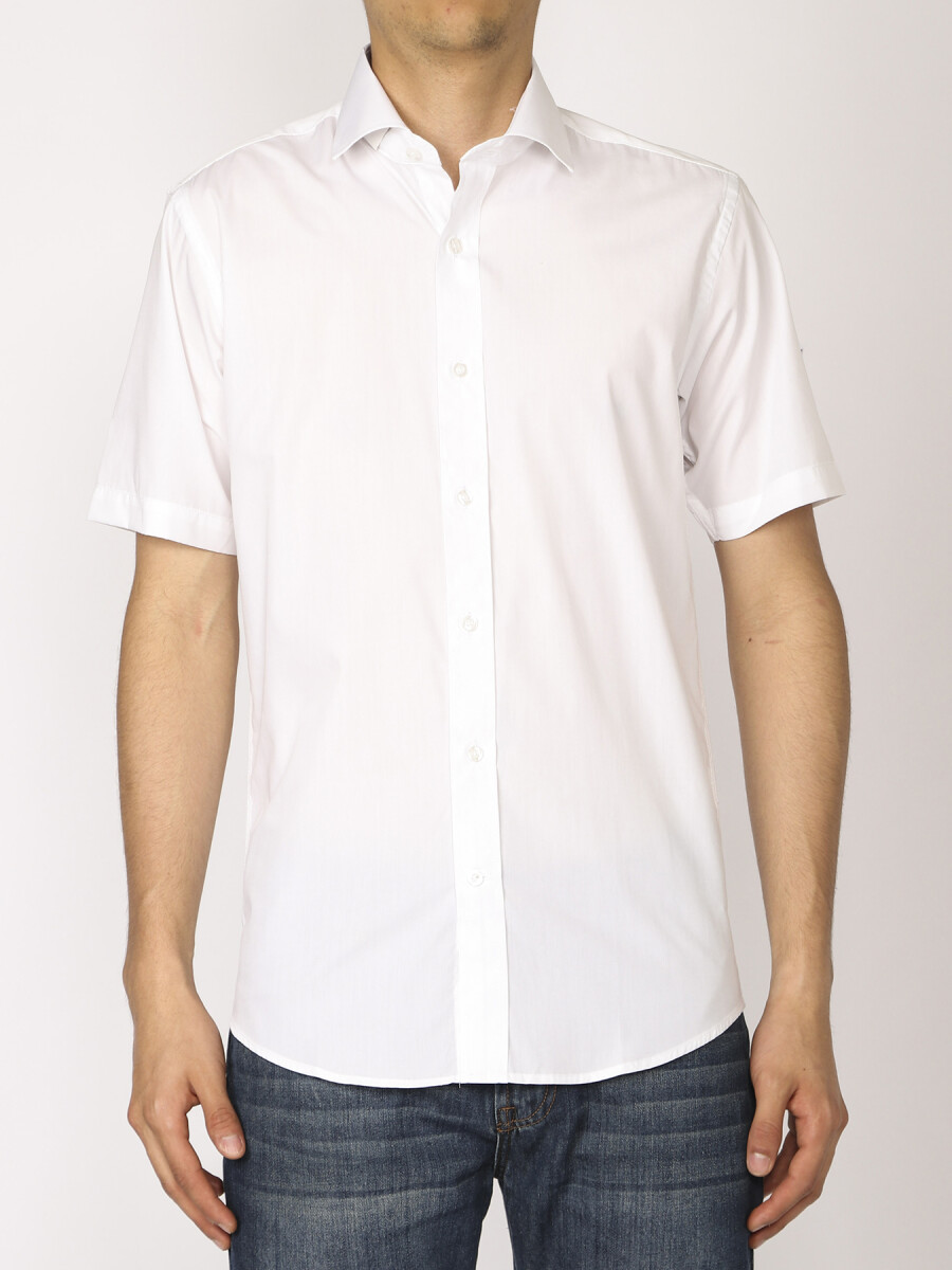 Camisa Harrington Label - Blanco 