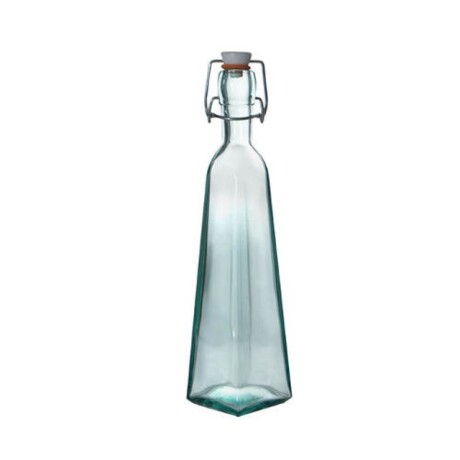 Botella vidrio para aceite/vinagre con tapa Piramide 350cc Botella vidrio para aceite/vinagre con tapa Piramide 350cc