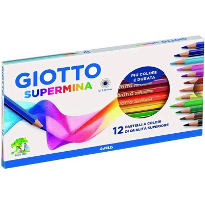 Lápices de colores Giotto Supermina x12 Lápices de colores Giotto Supermina x12