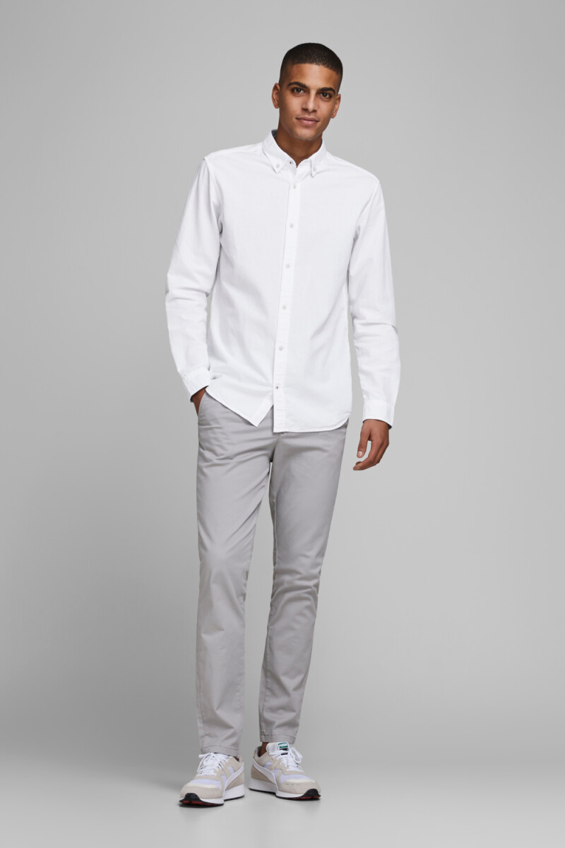 Camisa manga larga White