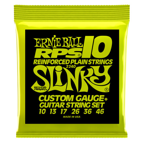 Encordado Eléctrica Ernie Ball Slinky Regular Rps Encordado Eléctrica Ernie Ball Slinky Regular Rps