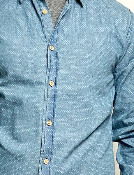 Camisa de Jean Tom Azul