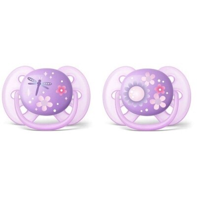 Chupete Avent Soft Purple Firefly 0 A 16m 2 Uds. Chupete Avent Soft Purple Firefly 0 A 16m 2 Uds.