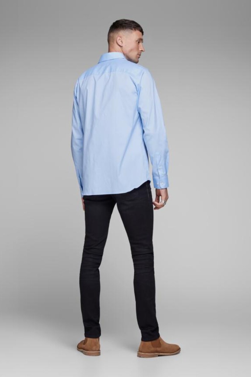 Camisa elegante regular fit Cashmere Blue