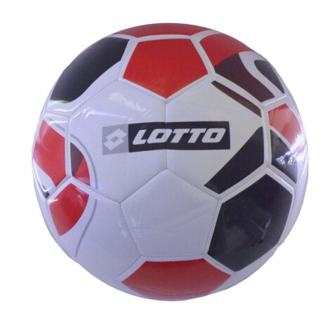 Pelota Lotto Futbol Nº5 Ciao Blanco/Rojo Color Único