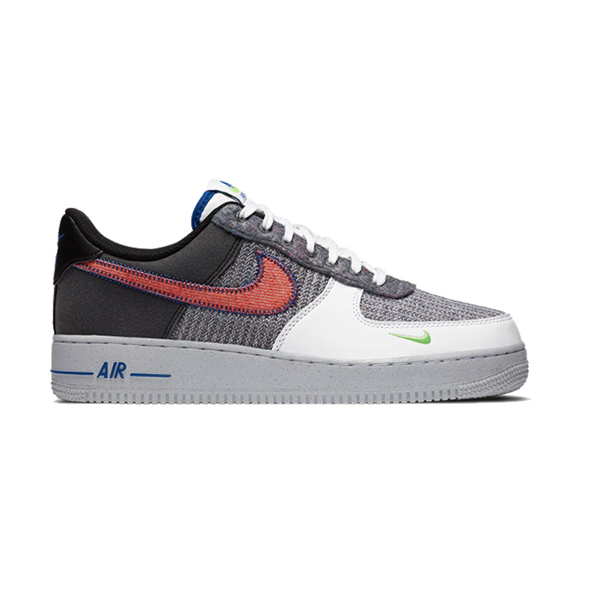 Nike Air Force 1 Low Electric Green - Grey/Black/Red 