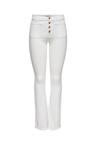 Jean Paola Flare Fit. White