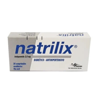 Natrilix 2.5 Mg. 30 Grageas Natrilix 2.5 Mg. 30 Grageas