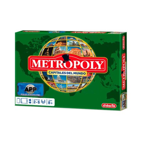 Juego de mesa Metropoly Capitales del mundo Didacta 001