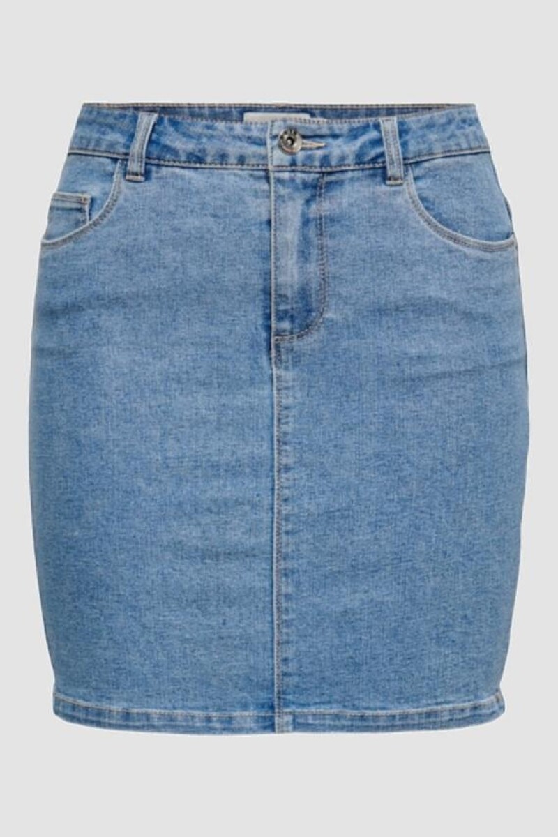Falda jeans Light Blue Denim