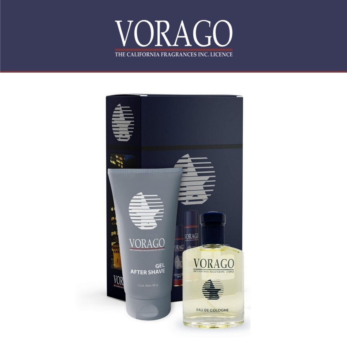 Perfume Vorago EDC 50 ML + After Shave 90 GR 