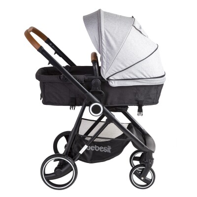 Coche Bebesit Cosmos Ts Deluxe Travel System Gris Coche Bebesit Cosmos Ts Deluxe Travel System Gris