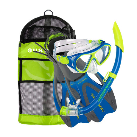 Us Divers - Kit para Agua Niño 6+ Dorado Ii / Seabreeze Jr / Proflex Jr / Gear Bag SS172115 - Md (1 001