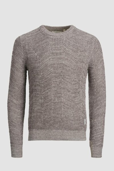 Sweater Texturizado Dark Grey Melange
