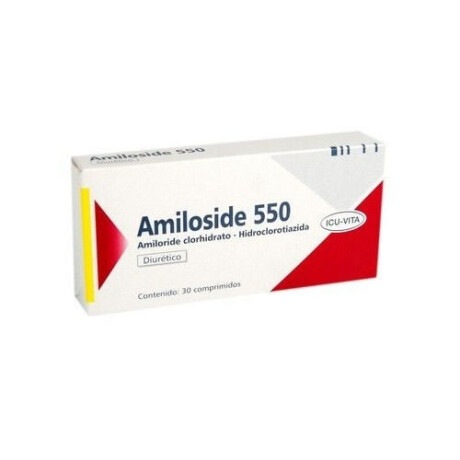 AMILOSIDE 550MG X 30 COMPRIMIDOS AMILOSIDE 550MG X 30 COMPRIMIDOS