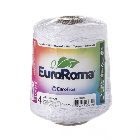 Euroroma algodón Colorido manualidades blanco