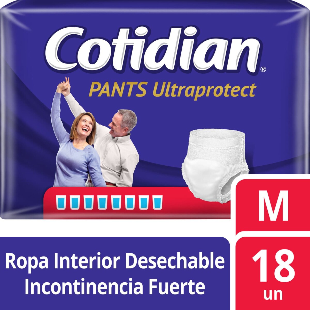 Pañales de Adulto Cotidian Pants Ultraprotect - M X18 