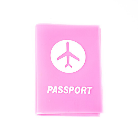 Funda Para Pasaporte Passport Rosado