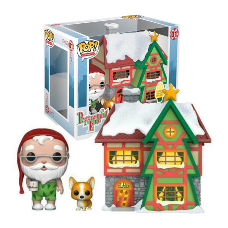 Santa Claus & Nutmeg With House - 01 Santa Claus & Nutmeg With House - 01