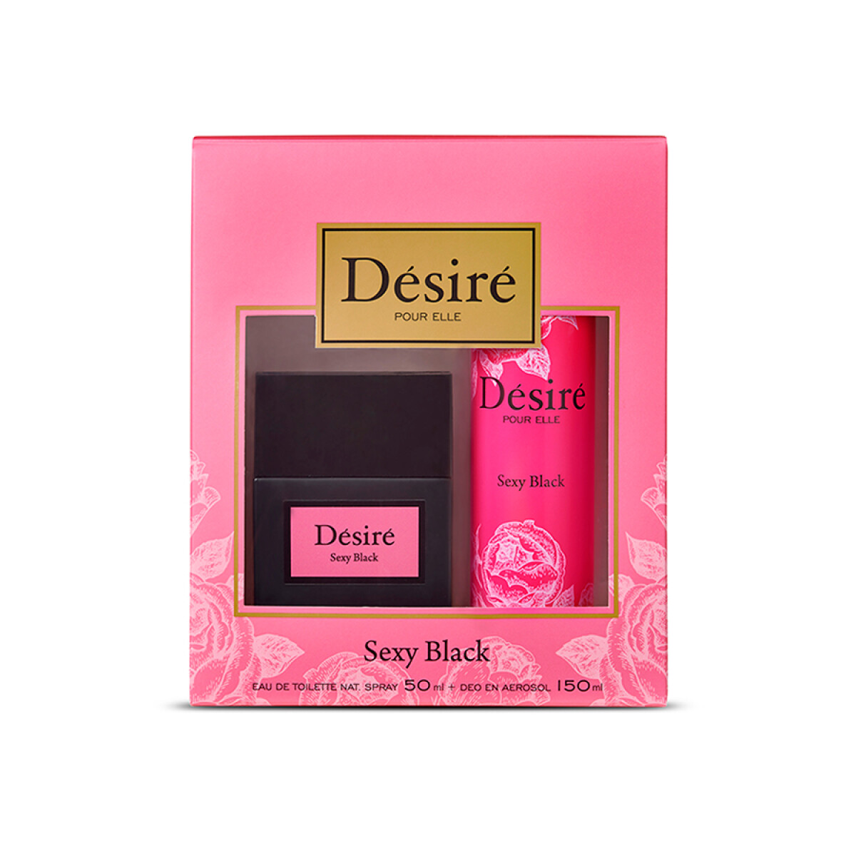 Pack Desire Sexy Black EDT 50ml+ Deo 150ml 