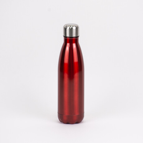 Botella Térmica Con Tapón Rosca 500 Ml Rojo