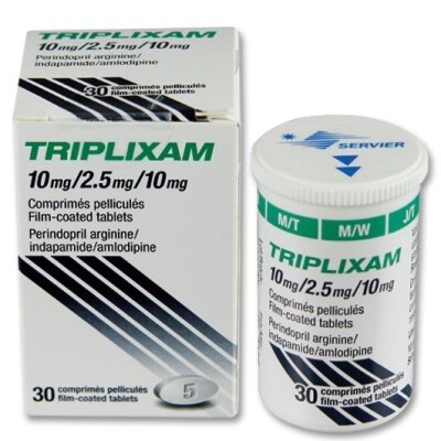 Triplixam 10 Mg./2.5 Mg./10 Mg. 30 Tabletas Triplixam 10 Mg./2.5 Mg./10 Mg. 30 Tabletas