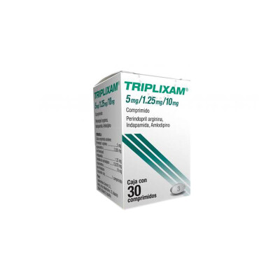 Triplixam 5 Mg./1.25 Mg./5 Mg. 30 Tabletas Triplixam 5 Mg./1.25 Mg./5 Mg. 30 Tabletas