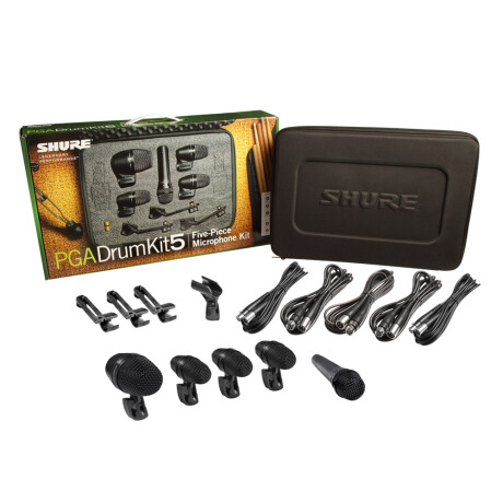 Micrófono Set De Batería Kit 5 Pcs. Shure Pgadrumkit5 Micrófono Set De Batería Kit 5 Pcs. Shure Pgadrumkit5