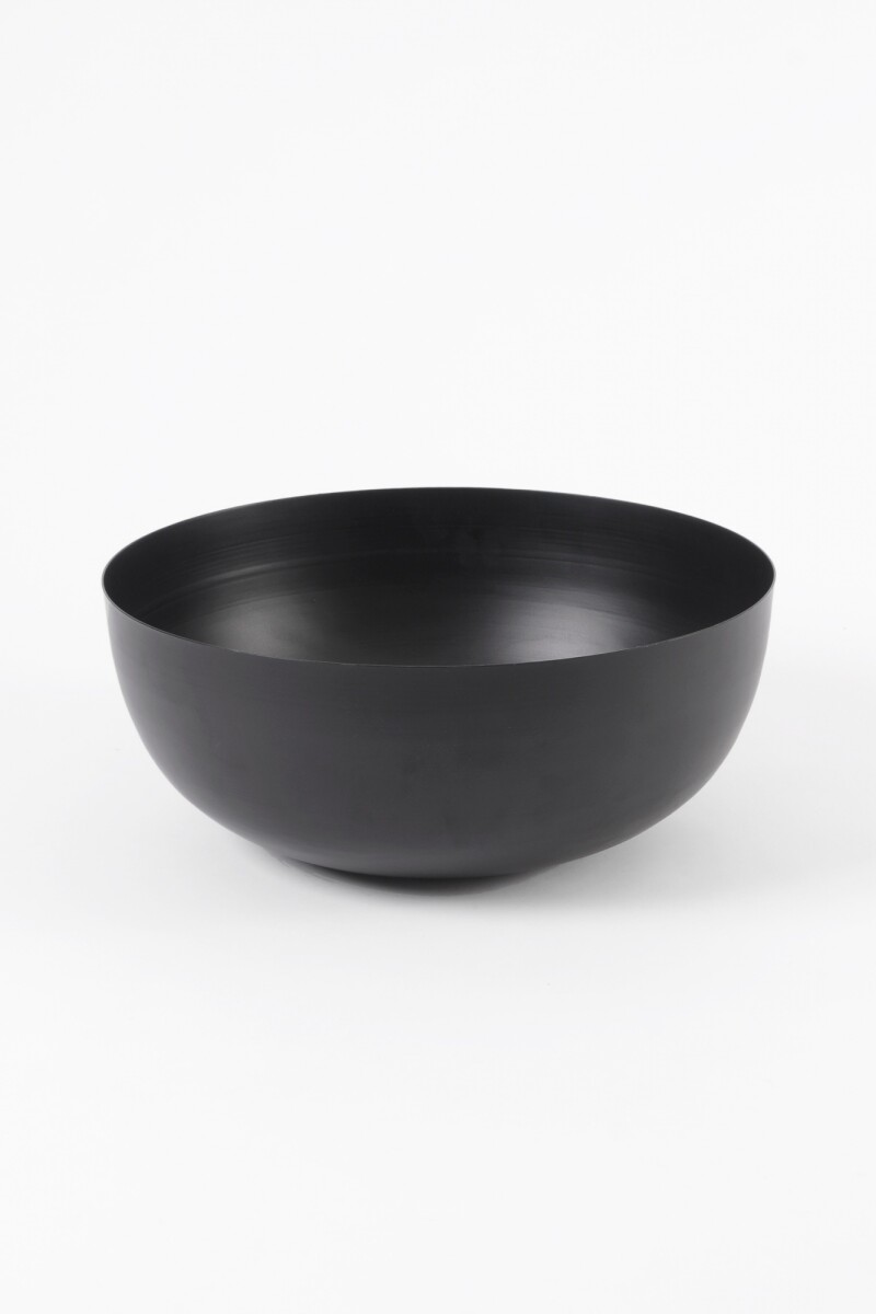 Bowl metálico grande negro