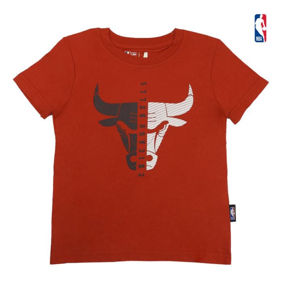 Remera NBA Niño algodon Bulls NBATS320130RED - Color Único 
