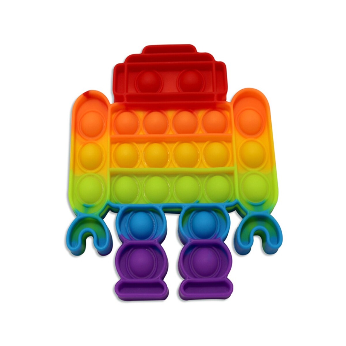 Pop It de Silicona Forma Robot Multicolor - 001 
