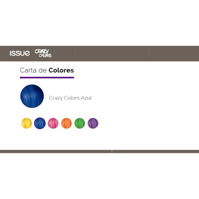 Tinta Issue Crazy Colors Light Blue 47 GR