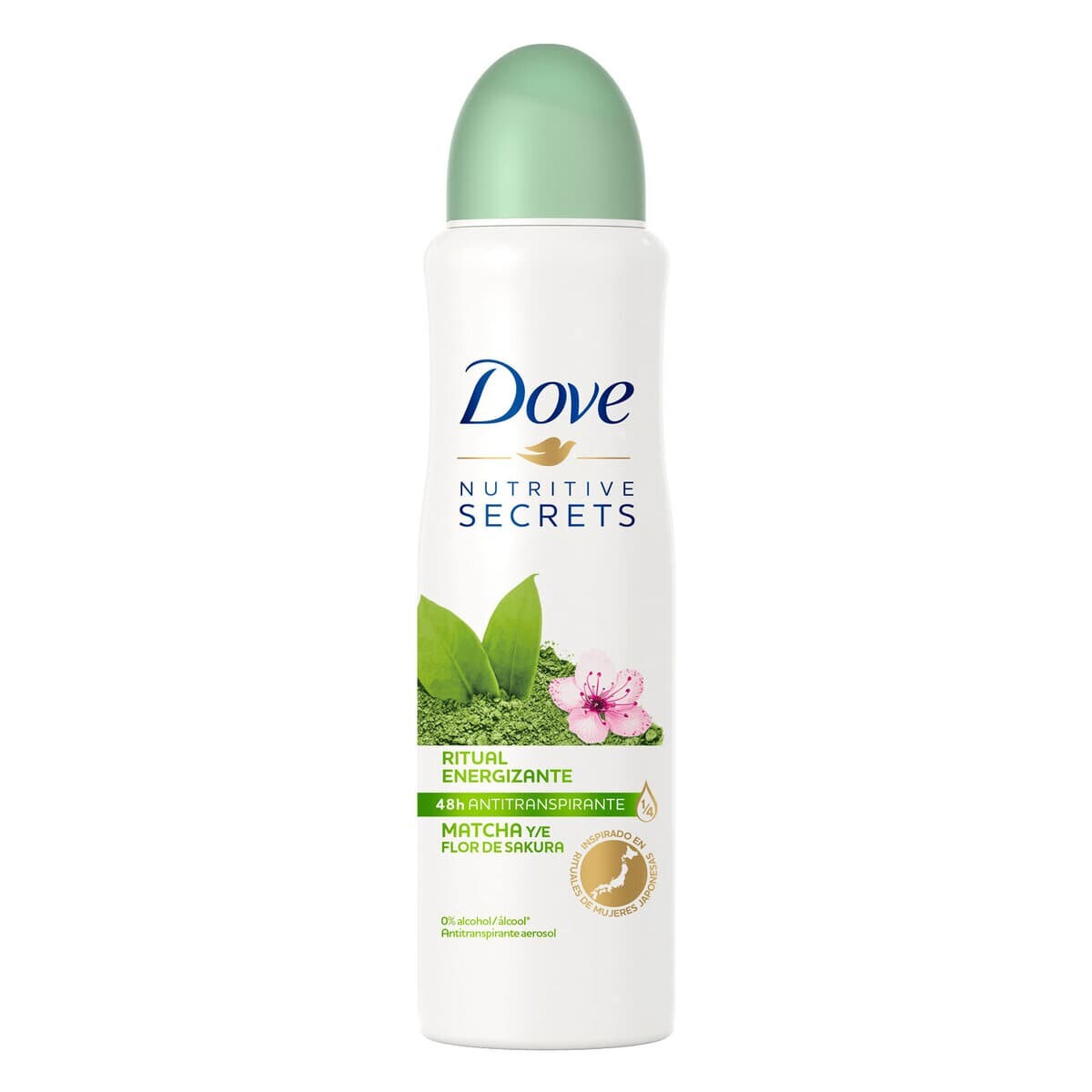 Desodorante Dove Aerosol Nutri Secret Matcha 150 ML 