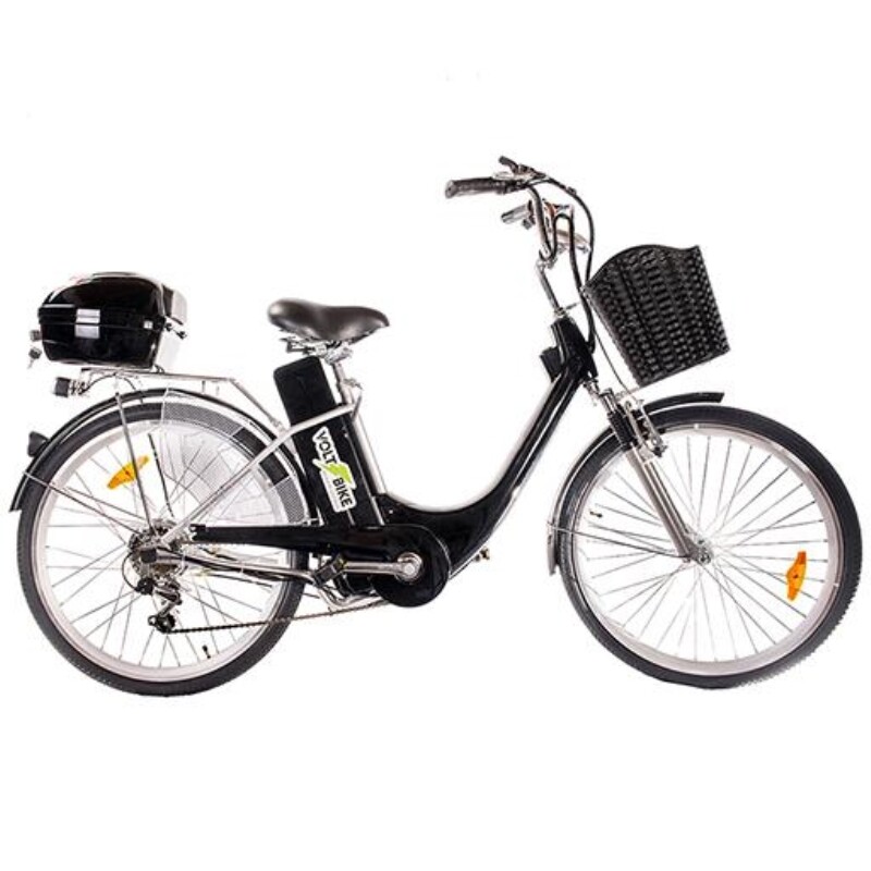 Bicicleta Electrica Voltbike Clasica Bateria Litio Negro