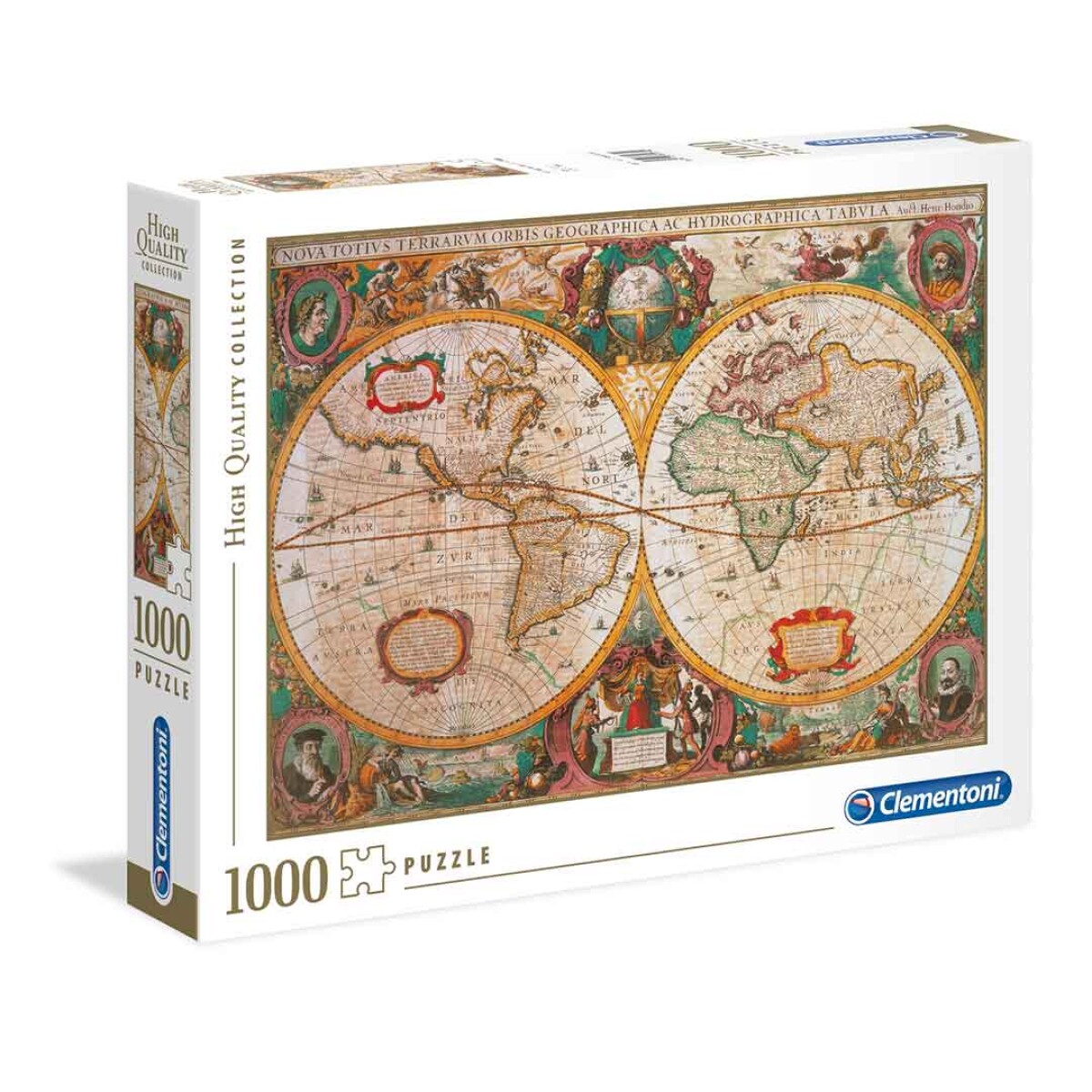 Puzzle Clementoni 1000 piezas Mapa Antiguo High Quality - 001 