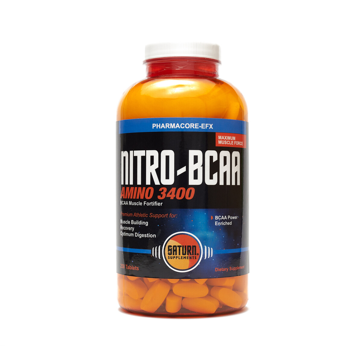 Saturn Supplements Nitro BCAA - 250 tablets 