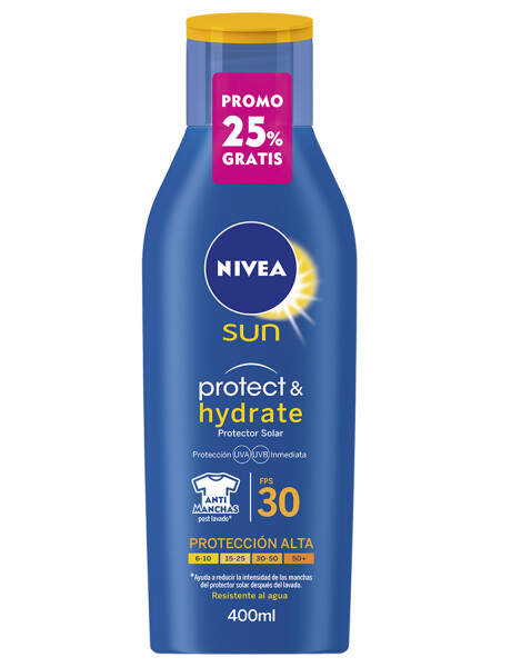 Protector solar Nivea Sun Protect & Hydrate FPS 30 400ml Protector solar Nivea Sun Protect & Hydrate FPS 30 400ml