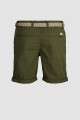 Short bowie con cinto Olive Night