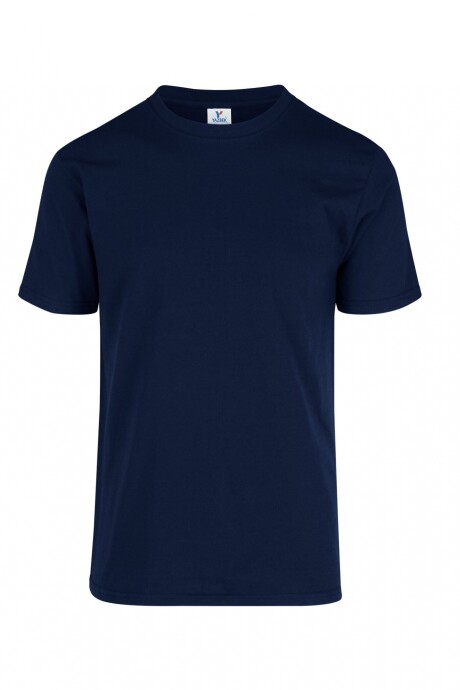 Camiseta a la base peso medio Azul marino