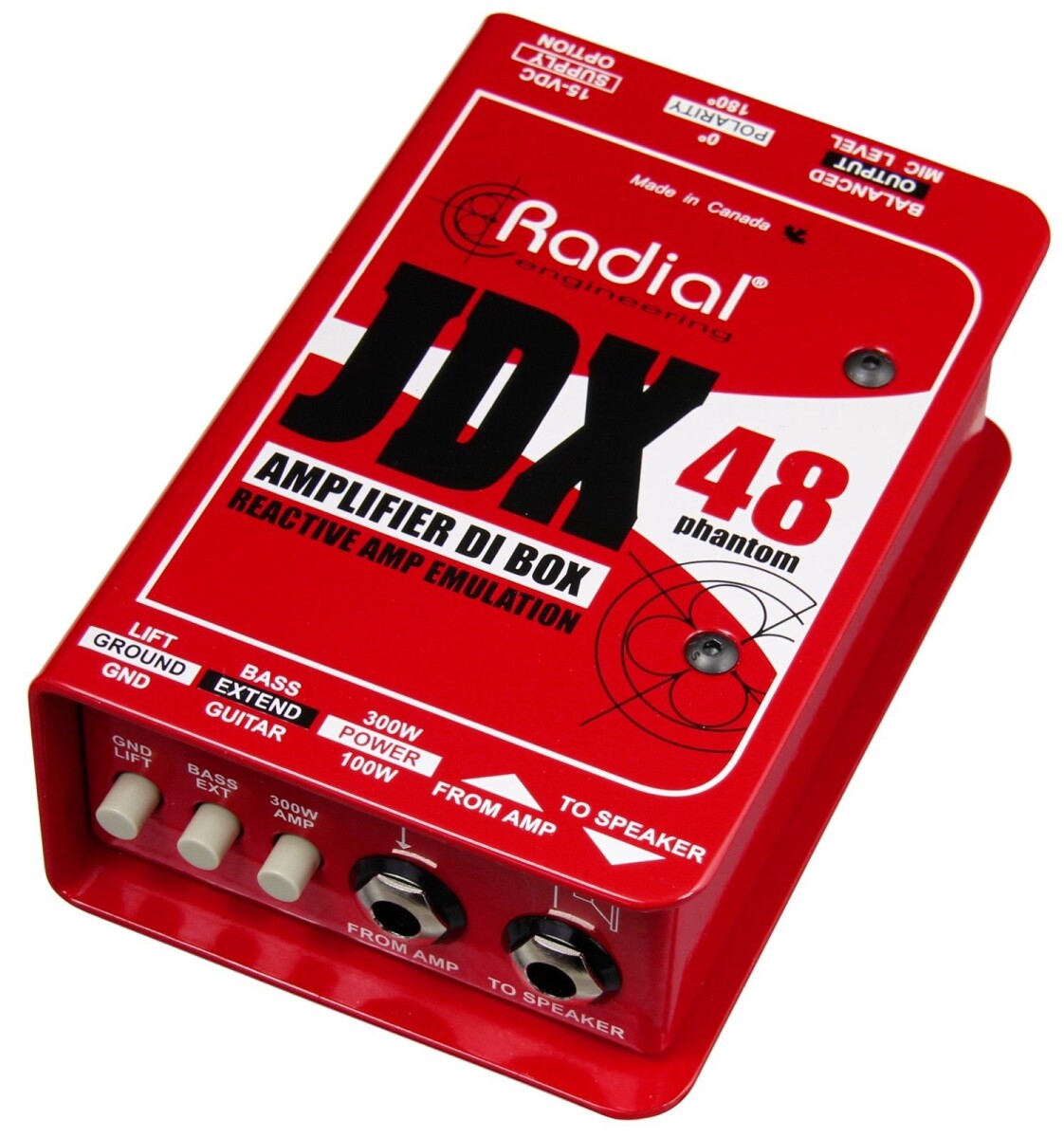 Caja Directa Radial Jdx48 Reactor P Amp. Guitarra 