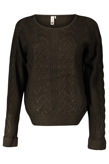 Sweater Focio Marron Oscuro
